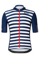 SANTINI Kurzarm Fahrradtrikot - LA VUELTA 2018 - Weiß/Blau