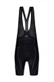 SANTINI Kurze Fahrradhose mit Trägern - REA 2.0 LADY - Schwarz