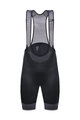 SANTINI Kurze Fahrradhose mit Trägern - SCATTO - Schwarz