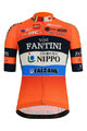 SANTINI Kurzarm Fahrradtrikot - NIPPO FANTINI 2019 - Blau/Schwarz/Orange/Weiß