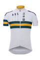 SANTINI Kurzarm Fahrradtrikot - AUSTRALIA 2019 - Weiß/Grün/Gelb