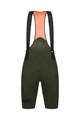 SANTINI Kurze Fahrradhose mit Trägern - REDUX  - Grün