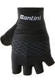 SANTINI Fingerlose Fahrradhandschuhe - REDUX - Schwarz