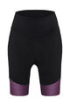 SANTINI Fahrradshorts ohne Träger - RITMO LADY  - Rot/Schwarz