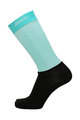SANTINI Klassische Fahrradsocken - REDUX - Hellblau/Schwarz