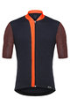 SANTINI Kurzarm Fahrradtrikot - ORIGINE  - Orange/Schwarz