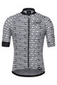 SANTINI Kurzarm Fahrradtrikot - SOFFIO  - Schwarz/Weiß