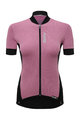 SANTINI Kurzarm Fahrradtrikot - BRIO LADY  - Rosa/Schwarz