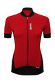 SANTINI Kurzarm Fahrradtrikot - BRIO LADY - Rot/Schwarz