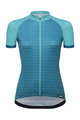 SANTINI Kurzarm Fahrradtrikot - RITMO LADY  - Blau
