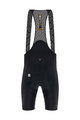 SANTINI Kurze Fahrradhose mit Trägern - TONO PURO - Schwarz