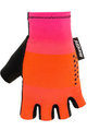 SANTINI Fingerlose Fahrradhandschuhe - REDUX FORTUNA AERO - Orange/Rosa