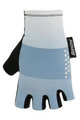 SANTINI Fingerlose Fahrradhandschuhe - REDUX FORTUNA AERO - Weiß/Hellblau