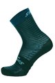 SANTINI Klassische Fahrradsocken - MILLE - Türkis/Blau