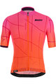 SANTINI Kurzarm Fahrradtrikot - TONO PURO - Rosa/bordeaux/Orange