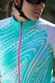 SANTINI Kurzarm Fahrradtrikot - GIADA POP LADY - Weiß/Rosa/Hellblau