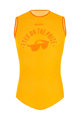 SANTINI Ärmelloses Fahrrad-Shirt - EYES - Orange