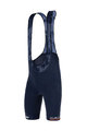 SANTINI Kurze Fahrradhose mit Trägern - NIBALI - Blau