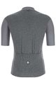 SANTINI Kurzarm Radtrikot und Shorts - COLORE - Grau/Schwarz