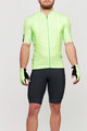 SANTINI Kurzarm Radtrikot und Shorts - COLORE - Grün/Schwarz