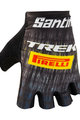 SANTINI Fingerlose Fahrradhandschuhe - TREK PIRELLI 2021 - Gelb/Schwarz