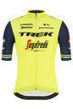 SANTINI Kurzarm Fahrradtrikot - TREK SEGAFREDO 2021 - Blau/Gelb