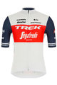 SANTINI Kurzarm Fahrradtrikot - TREK SEGAFREDO 2021 - Rot/Weiß/Blau