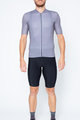 SANTINI Kurzarm Radtrikot und Shorts - COLORE - Grau/Schwarz