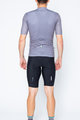 SANTINI Kurzarm Radtrikot und Shorts - COLORE - Grau/Schwarz