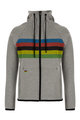 SANTINI Kapuzenpullover - UCI RAINBOW - Grau