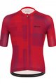 SANTINI Kurzarm Radtrikot und Shorts - KARMA KINETIC - Schwarz/Rot