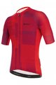 SANTINI Kurzarm Fahrradtrikot - KARMA KINETIC - bordeaux/Rot