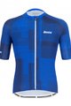 SANTINI Kurzarm Radtrikot und Shorts - KARMA KINETIC - Blau