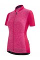 SANTINI Kurzarm Fahrradtrikot - COLORE PURO LADY - Rosa