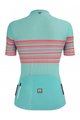 SANTINI Kurzarm Radtrikot und Shorts - TONO PROFILO LADY - Blau/Schwarz/Orange