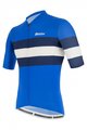 SANTINI Kurzarm Fahrradtrikot - SLEEK BENGAL - Weiß/Blau