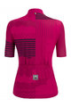 SANTINI Kurzarm Radtrikot und Shorts - GIADA OPTIC LADY - Rosa/Schwarz