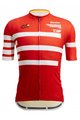 SANTINI Kurzarm Fahrradtrikot - TOUR DE FRANCE 2022 - Weiß/Rot/Gelb