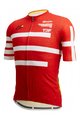 SANTINI Kurzarm Fahrradtrikot - TOUR DE FRANCE 2022 - Weiß/Rot/Gelb