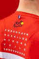 SANTINI Kurzarm Fahrradtrikot - TOUR DE FRANCE 2022 - Weiß/Rot/Gelb