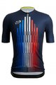 SANTINI Kurzarm Fahrradtrikot - TOUR DE FRANCE 2022 - Weiß/Rot/Blau