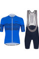 SANTINI Kurzarm Radtrikot und Shorts - TONO PROFILO - Blau