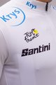 SANTINI Kurzarm Fahrradtrikot - TOUR DE FRANCE 2022 - Weiß