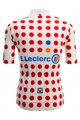 SANTINI Kurzarm Fahrradtrikot - TOUR DE FRANCE 2024 - Rot/Weiß