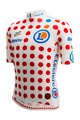 SANTINI Kurzarm Fahrradtrikot - TOUR DE FRANCE 2024 - Rot/Weiß