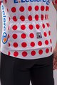 SANTINI Kurzarm Fahrradtrikot - TOUR DE FRANCE 2024 - Rot/Weiß