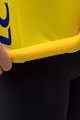 SANTINI Kurzarm Fahrradtrikot - TOUR DE FRANCE 2024 - Gelb