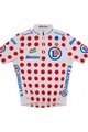 SANTINI Kurzarm Fahrradtrikot - TOUR DE FRANCE - Weiß/Rot