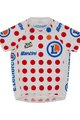 SANTINI Kurzarm Fahrradtrikot - TOUR DE FRANCE 2024 - Rot/Weiß