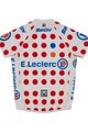 SANTINI Kurzarm Fahrradtrikot - TOUR DE FRANCE 2024 - Rot/Weiß